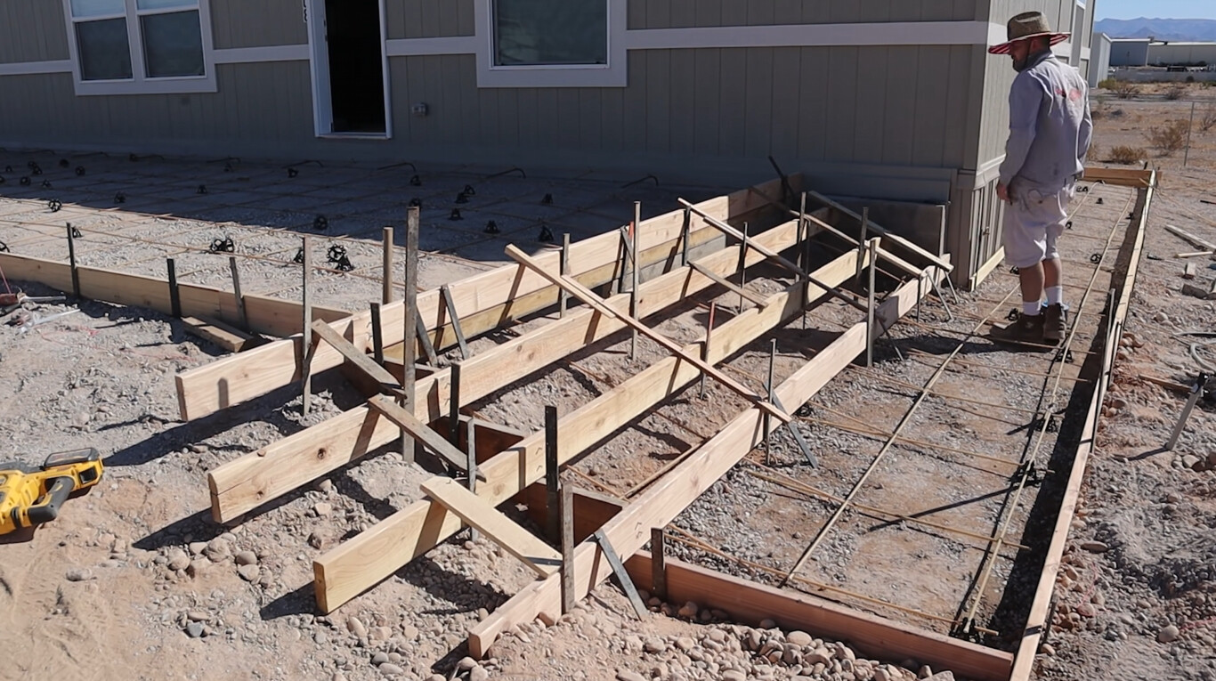 Professional concrete foundation and formwork preparation in Miramar, FL